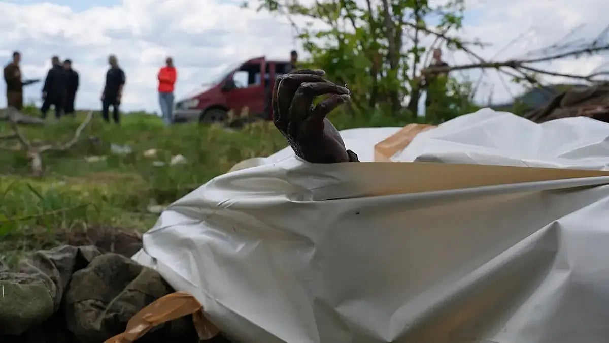 Dead bodies discovered from lush green Pine forests of Ukraine