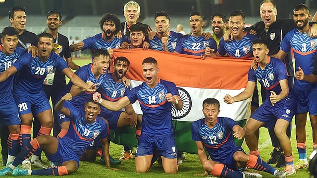 AFC Asian Cup 2023 Qualification: Sunil Chhetri-Led India Beat Hong Kong 4-0 To Top Group – In Pics
