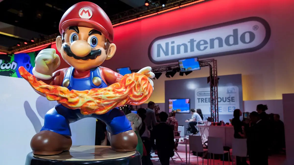 Amidst the game, visitors will also see characters like Princess Peach and Toad