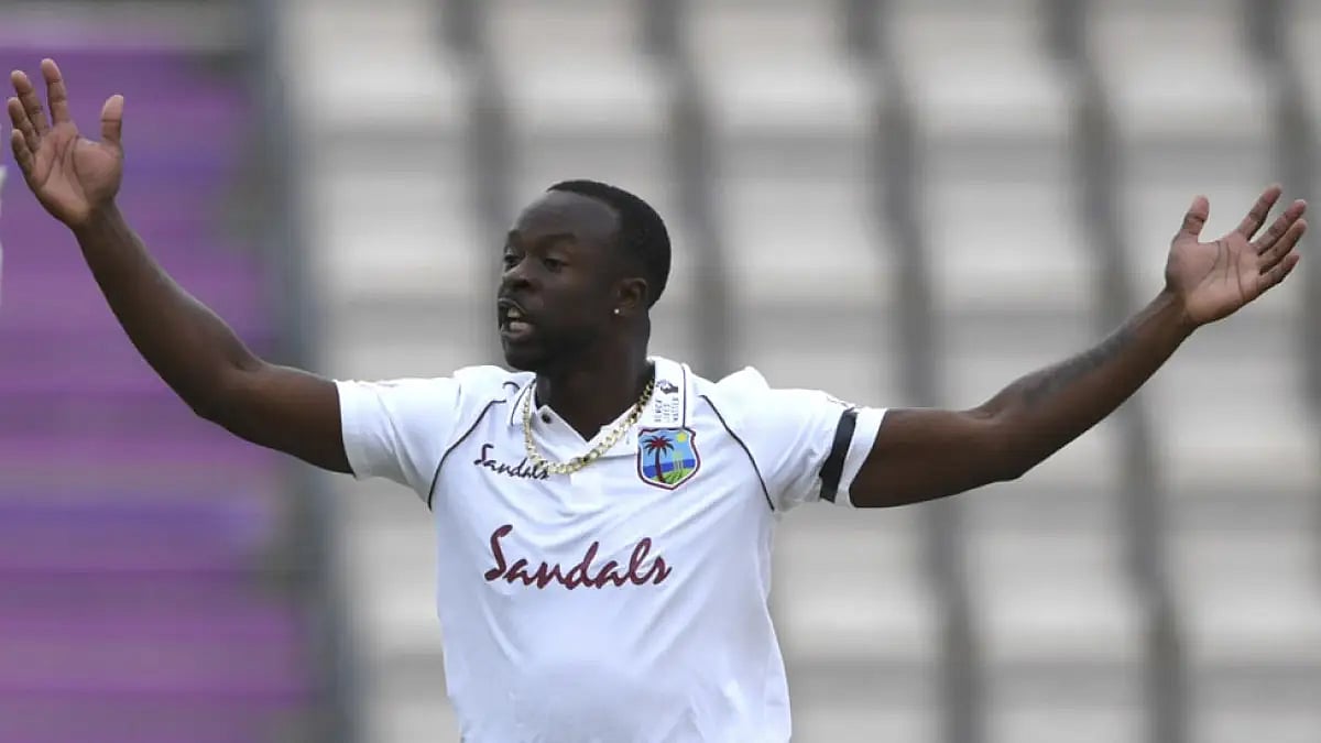 Kemar Roach has 242 wickets in 71 Test matches for the West Indies.