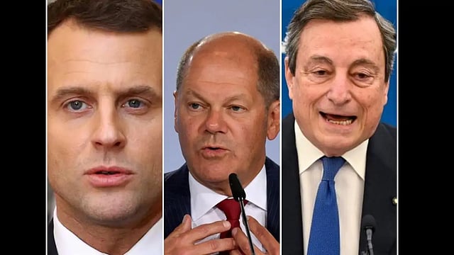 French, German, Italian Leaders On Their Way To Kyiv To Meet President Zelenskyy