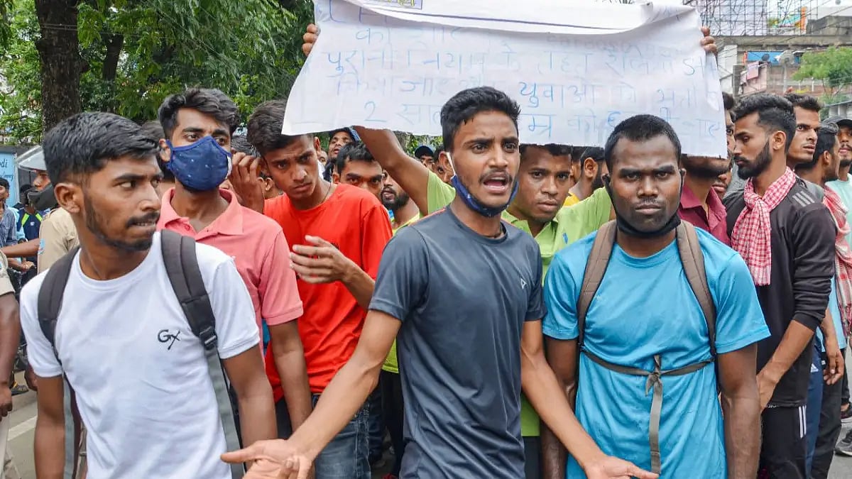 Agnipath Protests: Bulldozers Make Appearance During Flag Marches In Aligarh