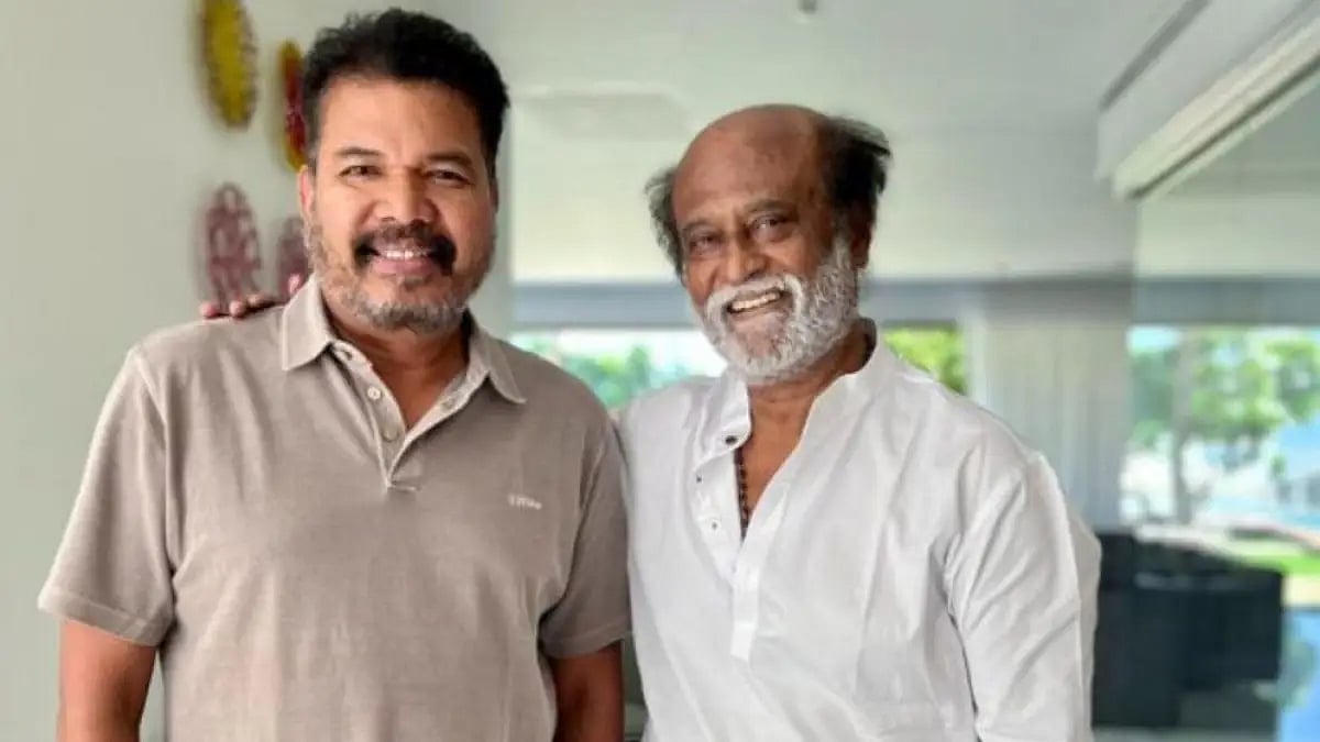 Rajinikanth and Shankar Shanmugham