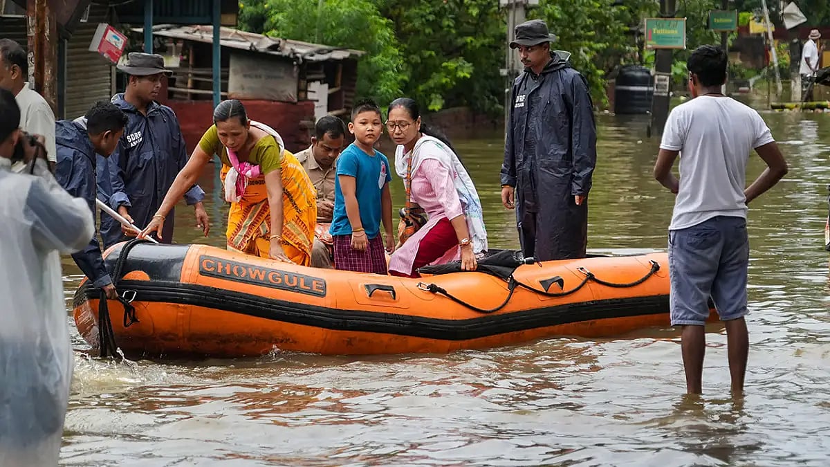 Karnataka: Students Stranded In School Due To Flood, Rescued