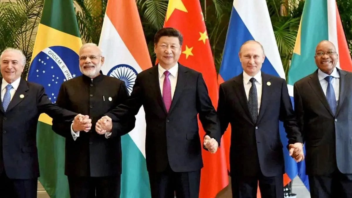 World Leaders holding hands.