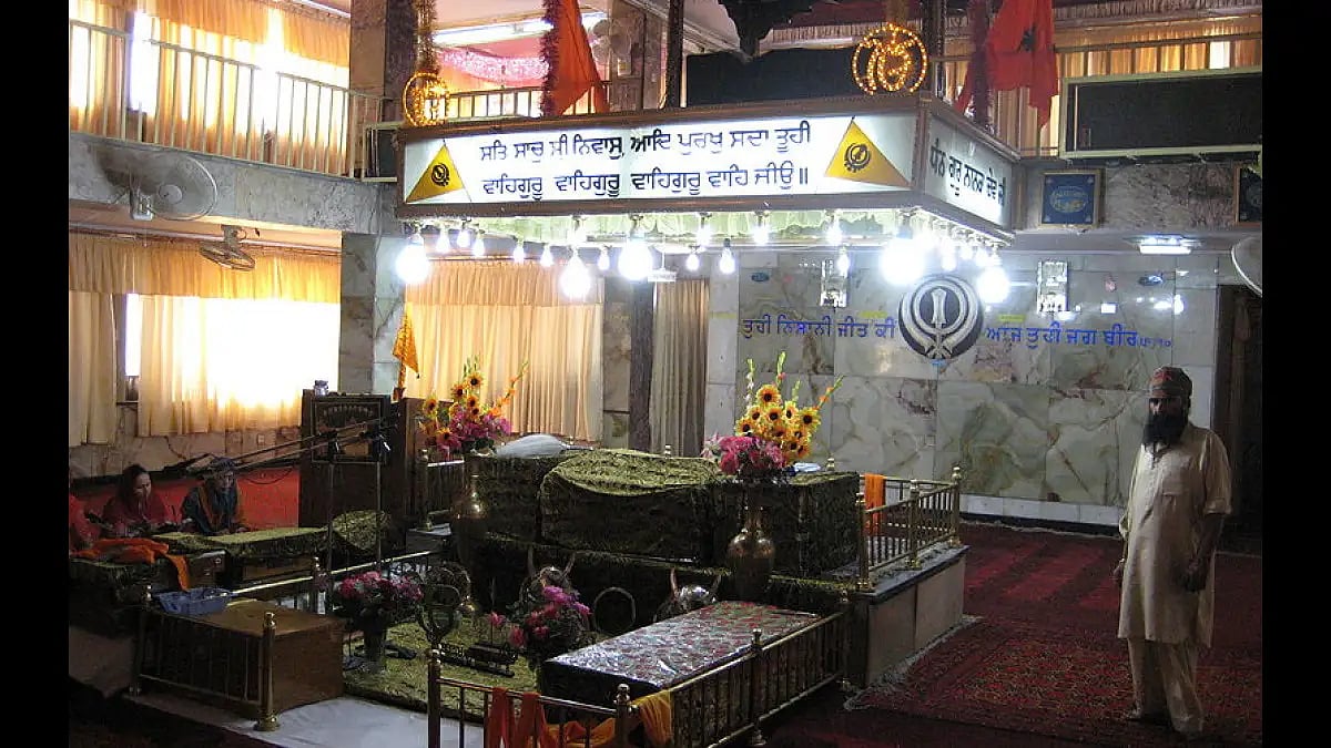 Inside the Gurdwara Sahib in Karte Parwan, Kabul, Afghanistan