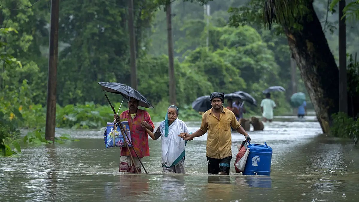 Heavy Rains Leave Over Ten Thousands Homeless In Tripura