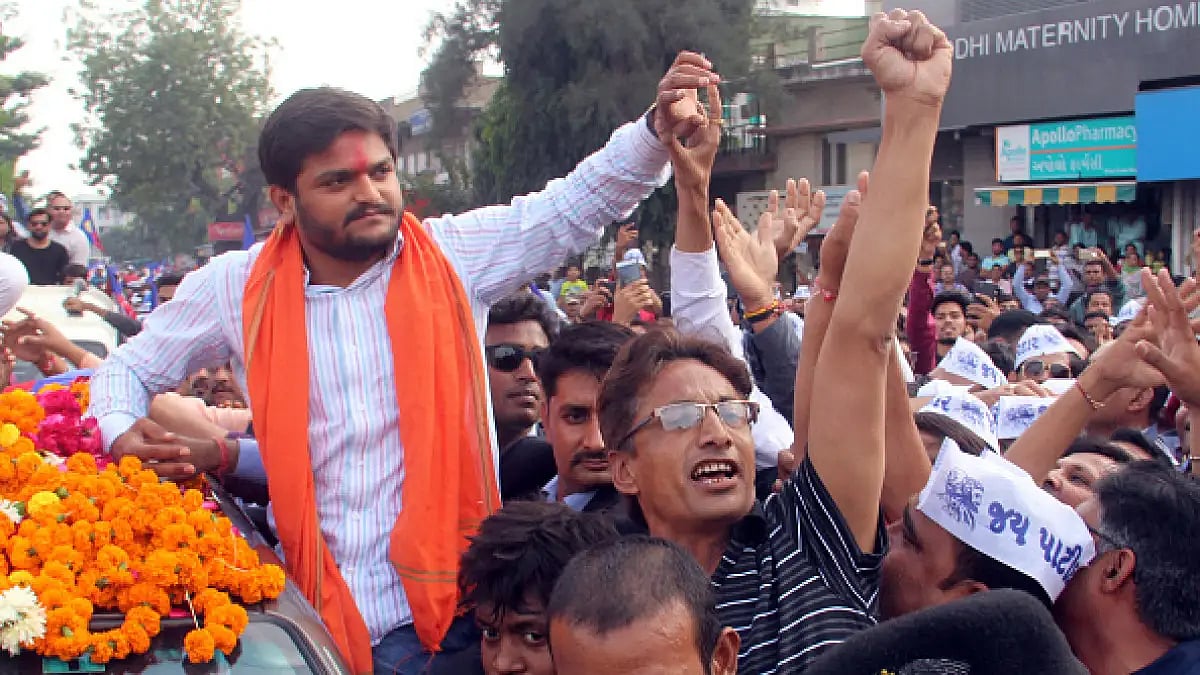 BJP leader Hardik Patel.