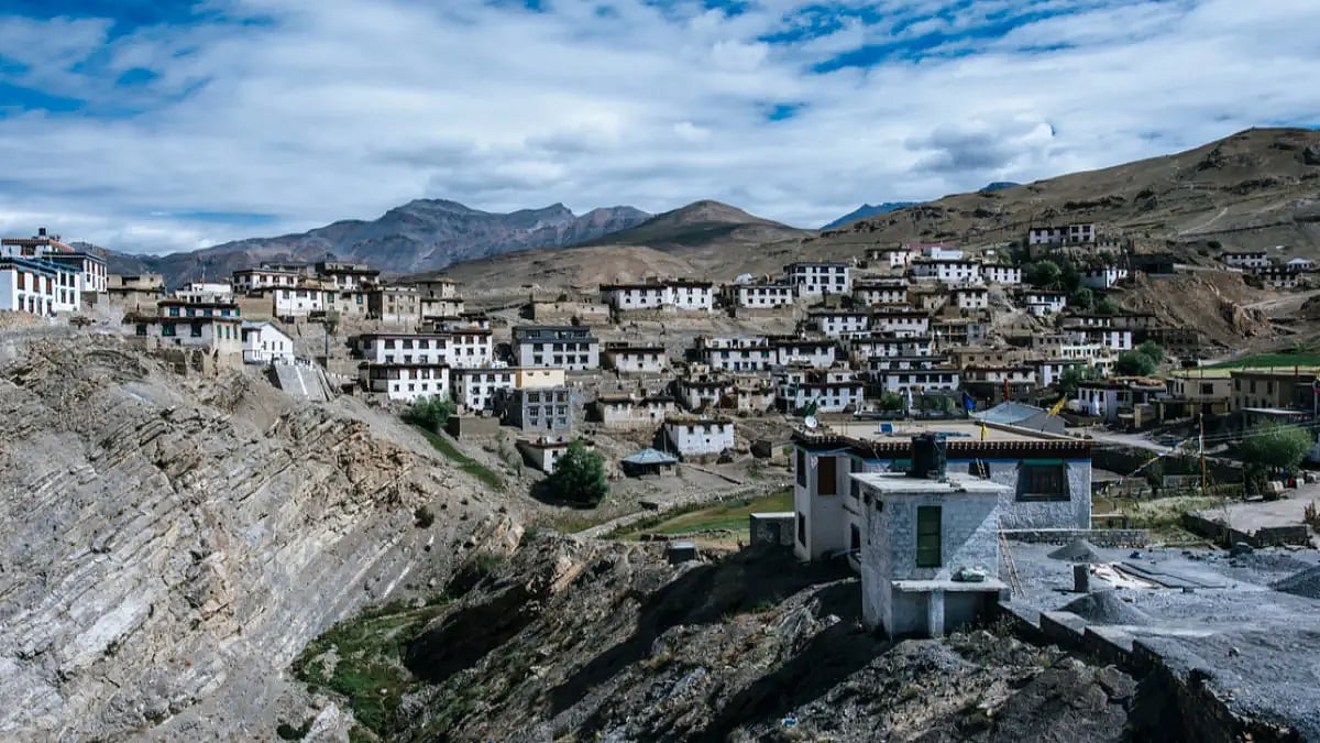 The stunning landscape of Spiti