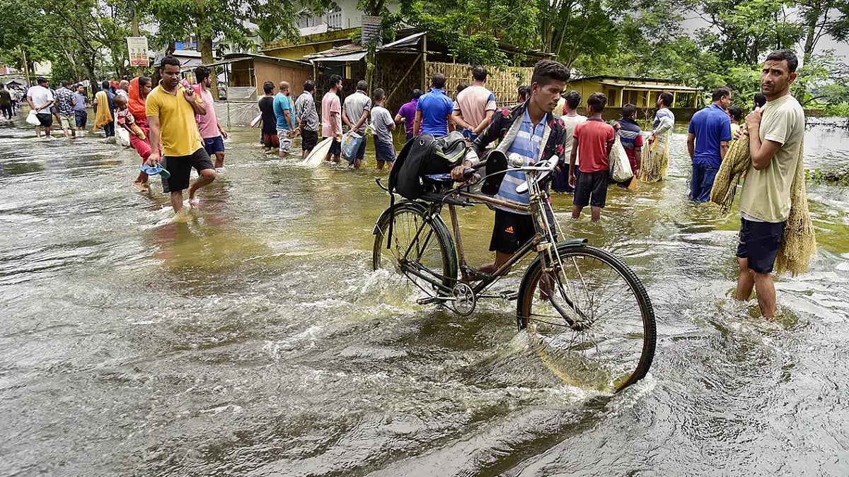Amit Shah Enquires Assam Chief Minister Of Flood Situation, Says Central Team Will Visit Assam