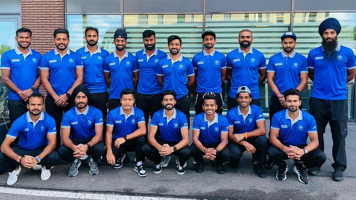 The Indian men's hockey team for the Commonwealth Games 2022. 