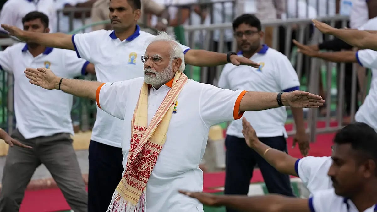 International Yoga Day: Here's How Politicians Celebrated And Practiced Yoga