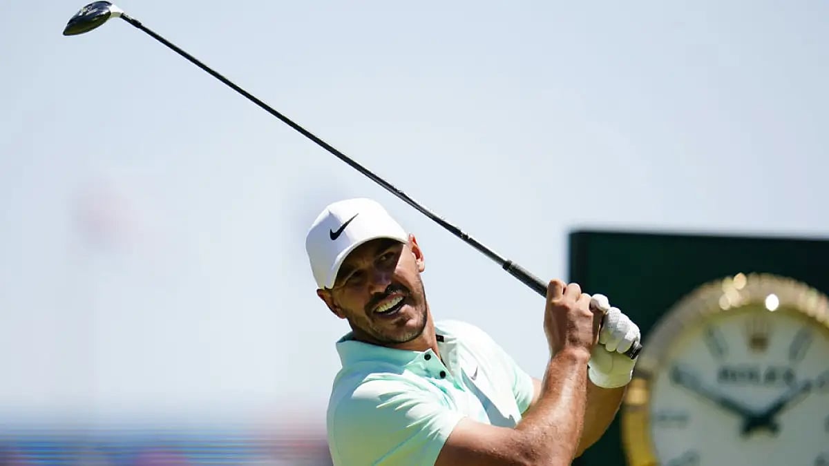 Brooks Koepka was the second player, behind Rory McIlroy, to speak out against a rival league in March 2020.