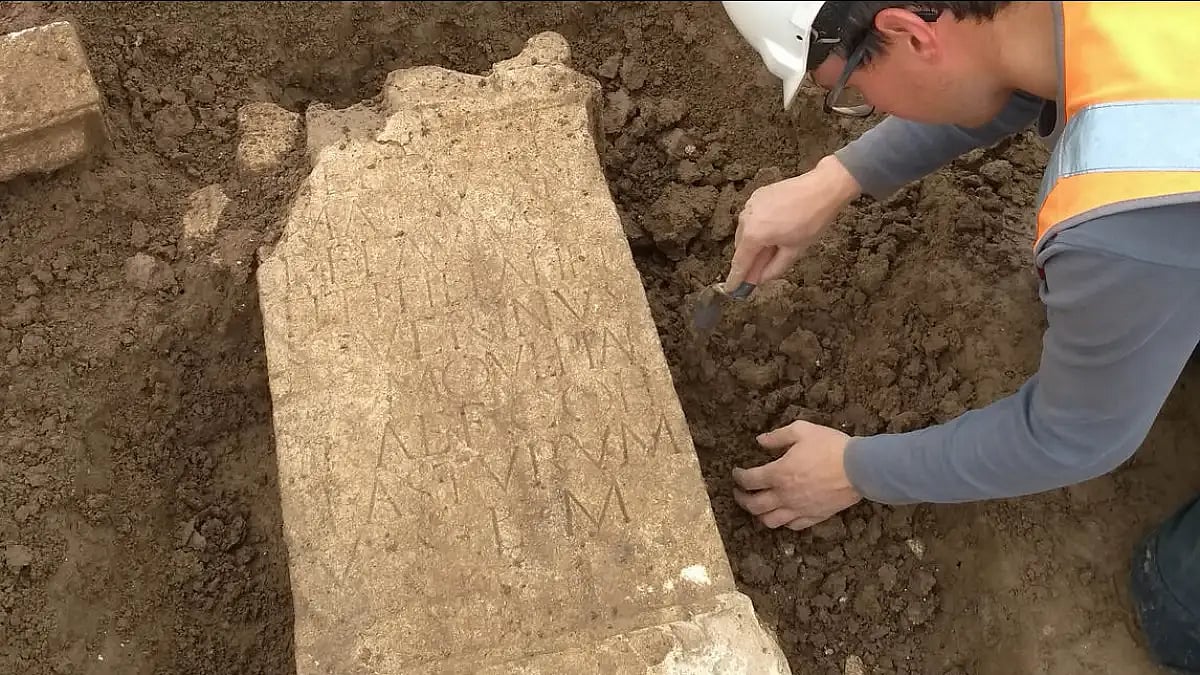 Roman soldiers erected votive stones which were small altars that were found at the Herwin-Hemeling 