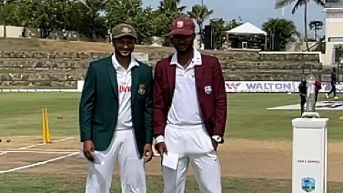 West Indies lead Bangladesh 13-4 in the Test head-to-head record. Watch WI vs BAN, 2nd Test live.