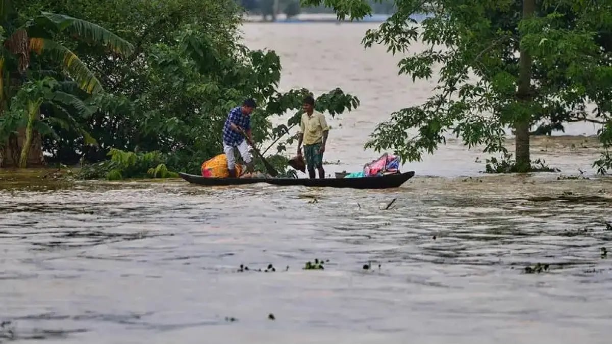 Many Areas In Jalpaiguri District Under Knee-Deep Water