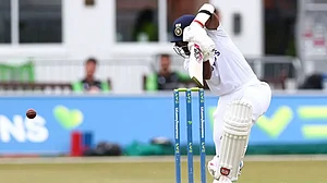 Srikar Bharat was unbeaten on 70 off 111.