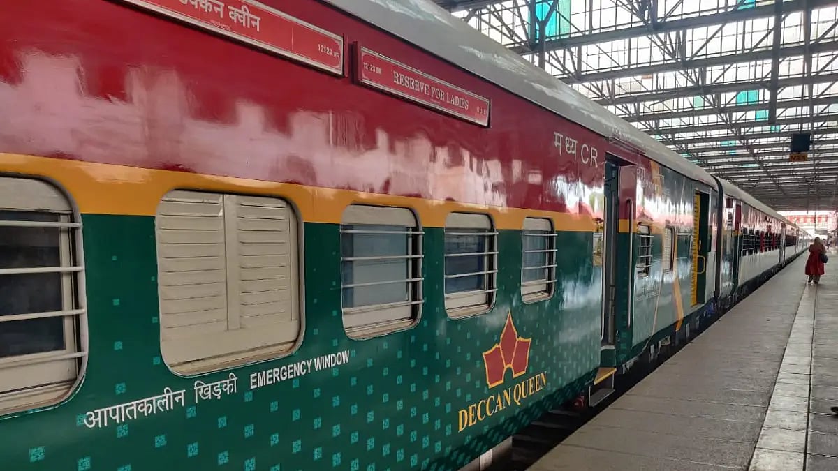 Deccan Queen now has a 40-seater dining car with wooden tables, brand new chairs and larger windows