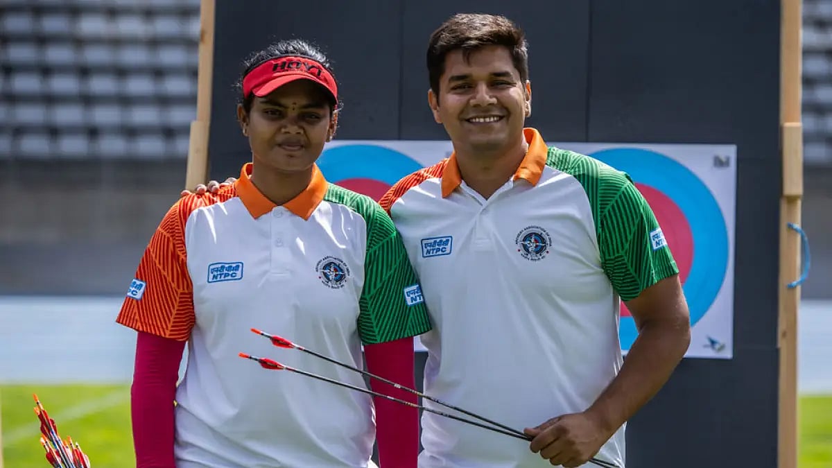 The Indian duo of Abhishek Verma and Jyothi Surekha Vennam will face France in the compound mixed team final on Saturday.