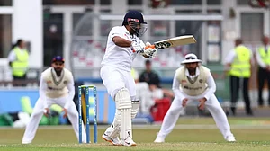 Rishabh Pant played a fluent knock off 76 runs off 87 balls.