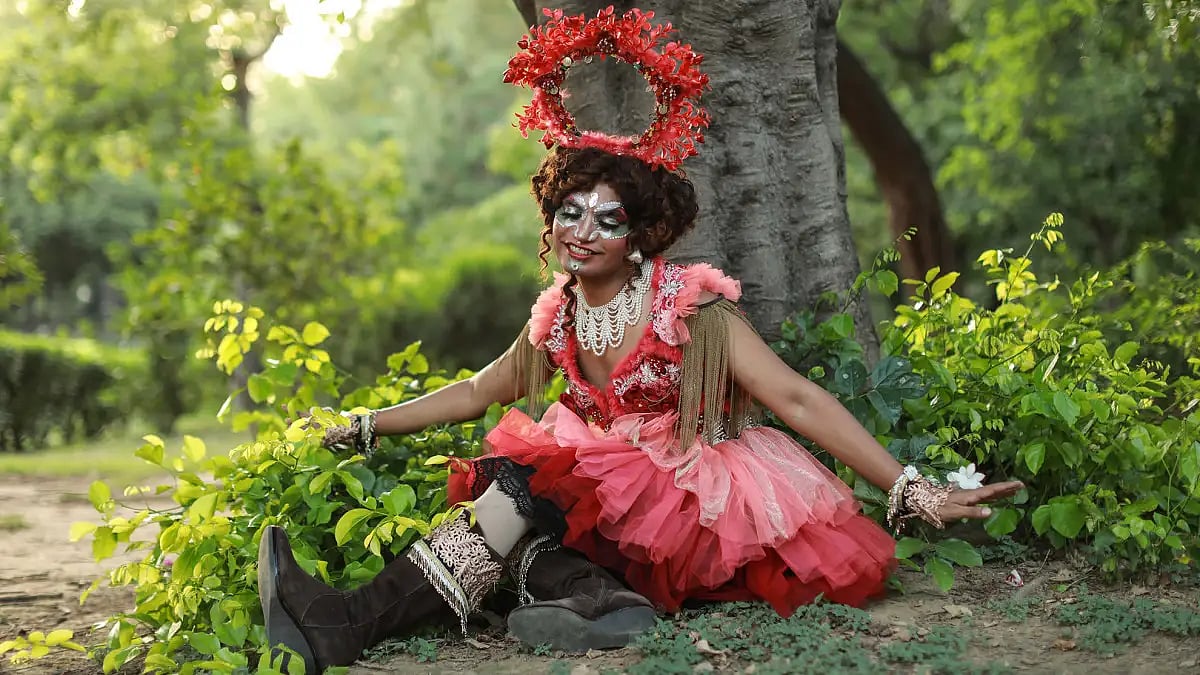 Hiten Noonwal, an Indian drag artist and one of the signatories of the open letter