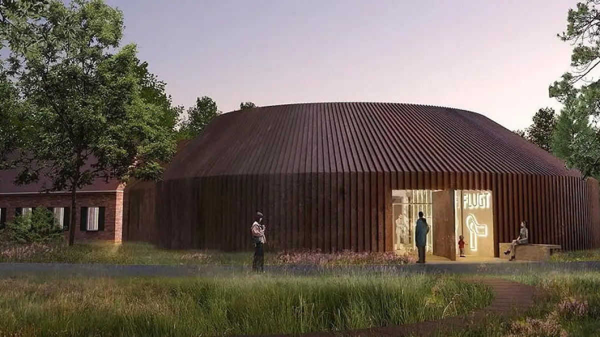 In Danish, flugt means to escape