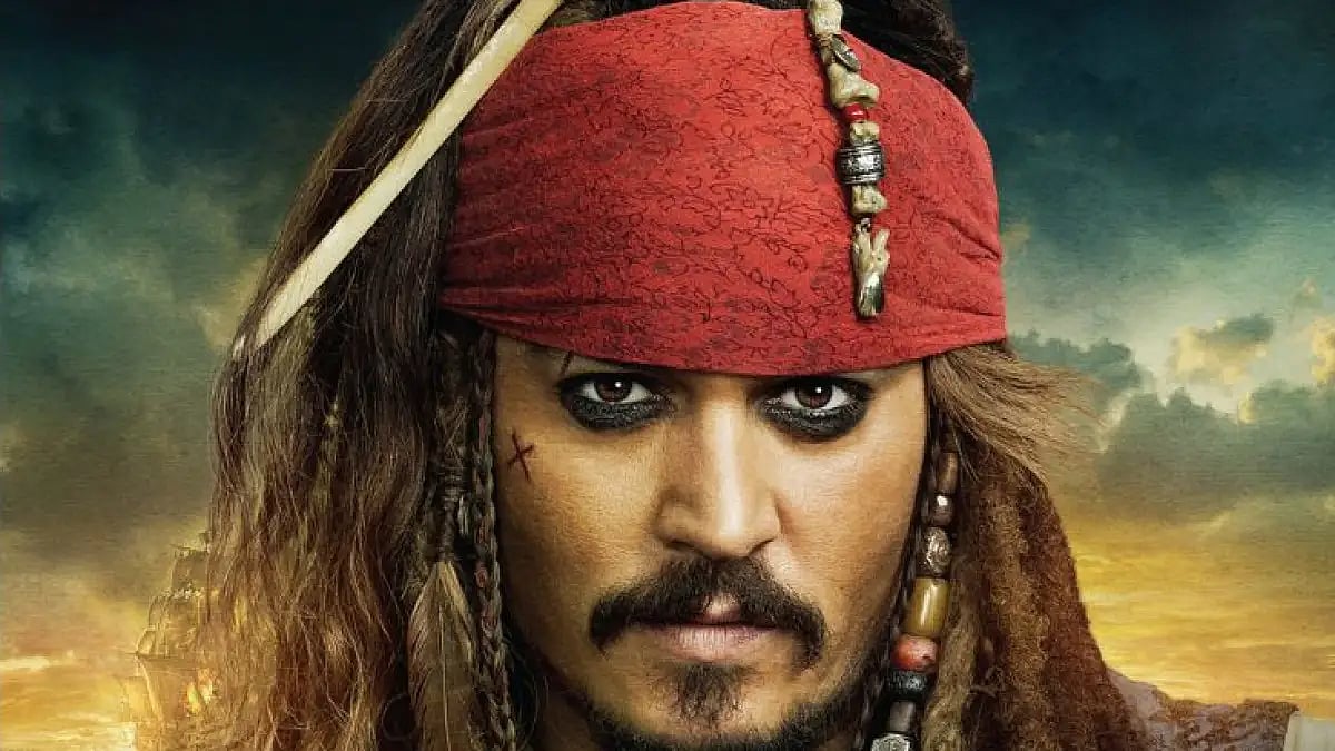 Johnny Depp in 'Pirates of the Carribean'