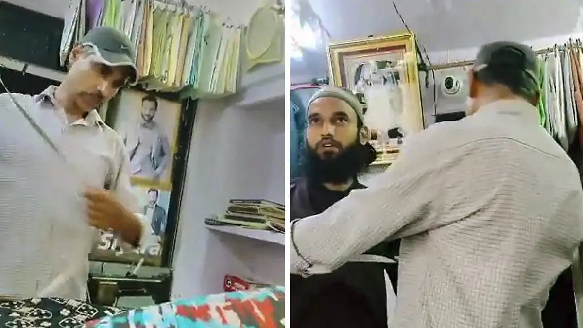 Kanhaiya Lal was working at his shop before he was attacked by an assailant with a sharp weapon in U