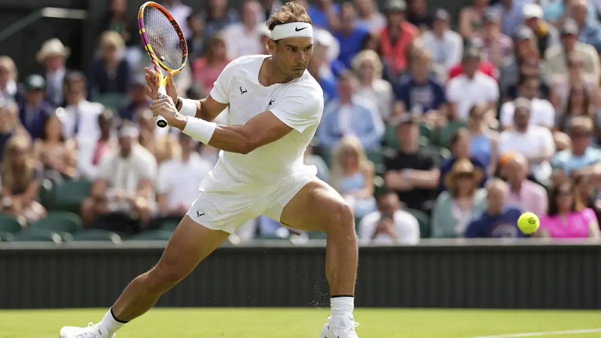 Rafael Nadal is a two-time Wimbledon champion.