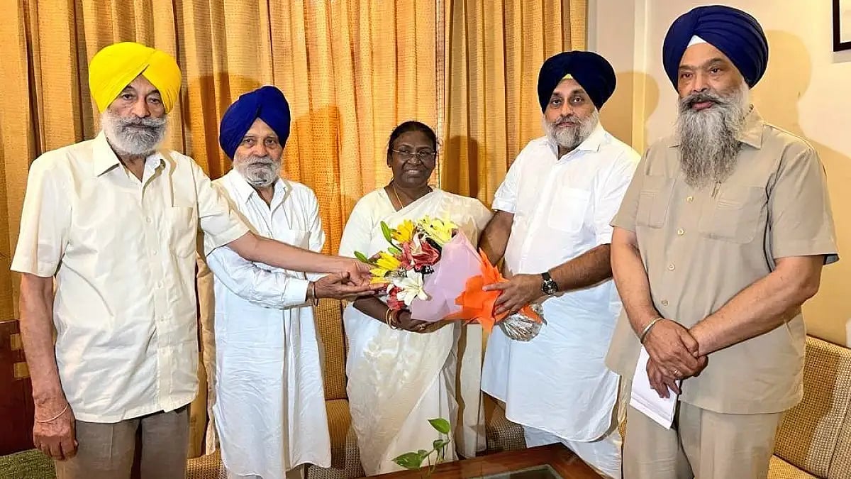 Shiromani Akali Dal is supporting BJP-led NDA's presidential candidate Droupadi Murmu