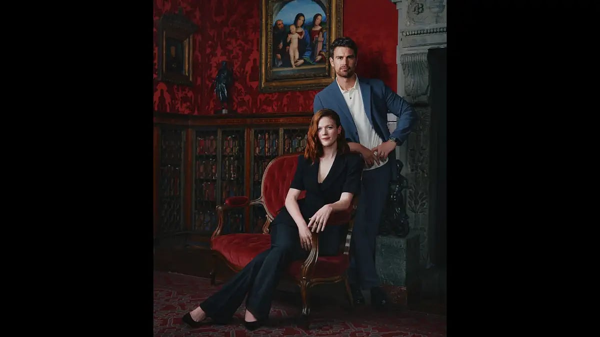 Rose Leslie as Clare Abshire, Theo James as Henry DeTamble