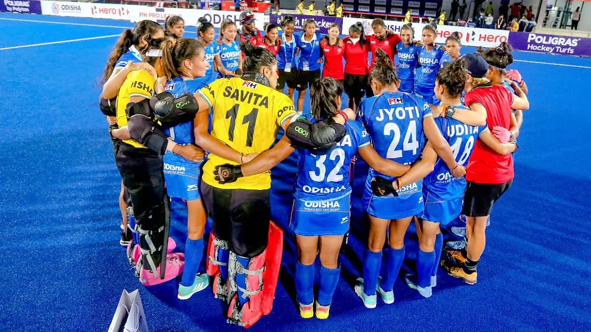 India women's best performance in the hockey World Cup was a fourth-place finish in 1974.