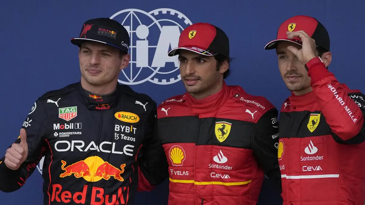 This is the seventh pole in 10 races for Ferrari this F1 season.