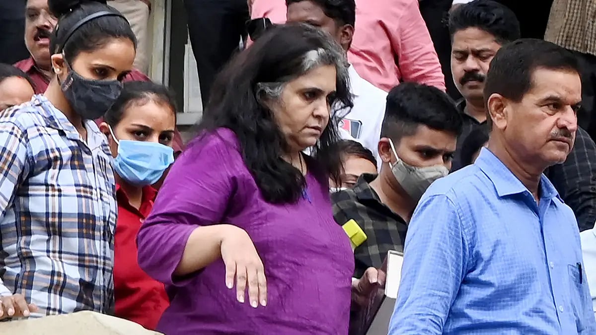 Teesta Setalvad produced at court 