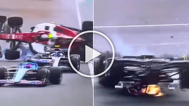 British Grand Prix Horror Crash: Halo Saves Chinese F1 Driver Zhou Guanyu In One Of The Biggest Accidents - VIDEO