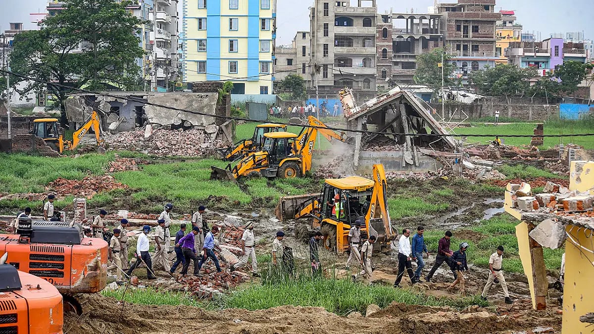 Anti-encroachment drive
