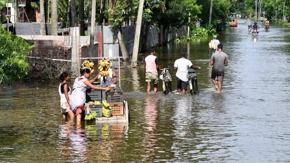 Flood Situation Improves In Assam; 58,523 Still Affected