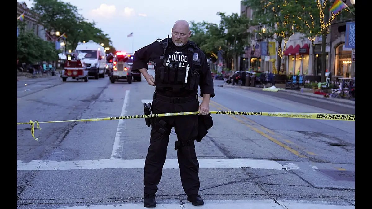 Shooting at Fourth of July Parade