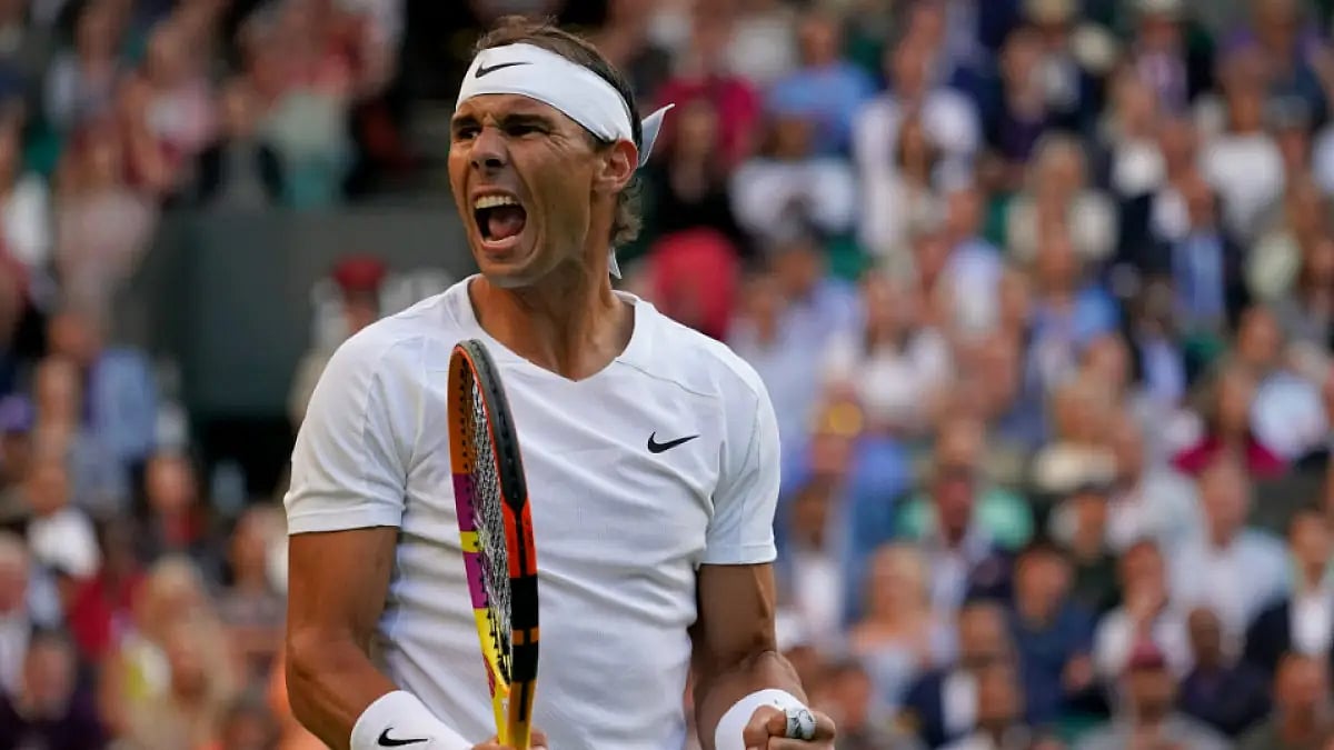 Rafael Nadal is aiming to win his third Wimbledon title. 