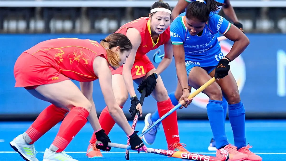 Vandana Katariya equalised for India in the 45th minute.