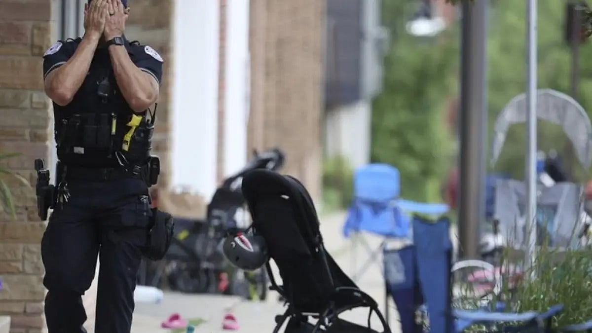 Shooting at the Highland Park parade.
