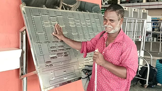Southern Railways Install Braille Navigation Maps To Make Stations Friendly For Visually Impaired