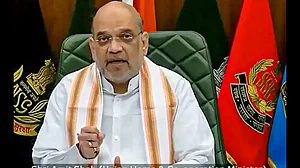 Home Minister Amit Shah Holds Meeting With Top Brass Of NIA, Delhi Police