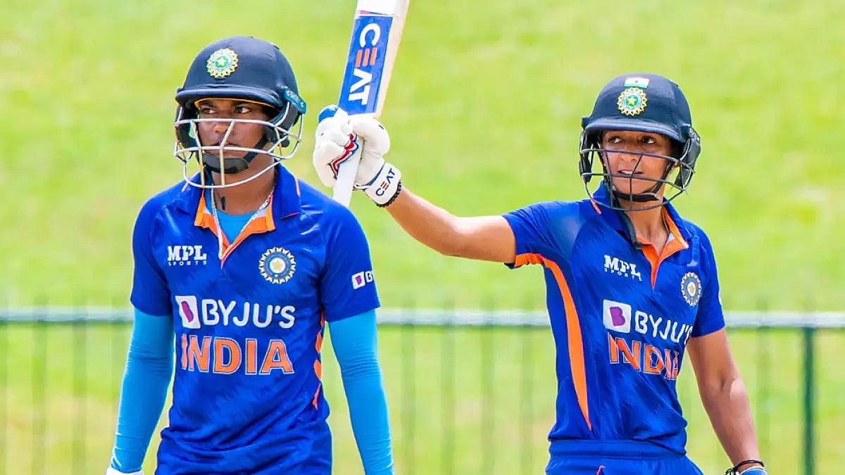 Harmanpreet Kaur scored 75 off 88 and won the player of the match award.