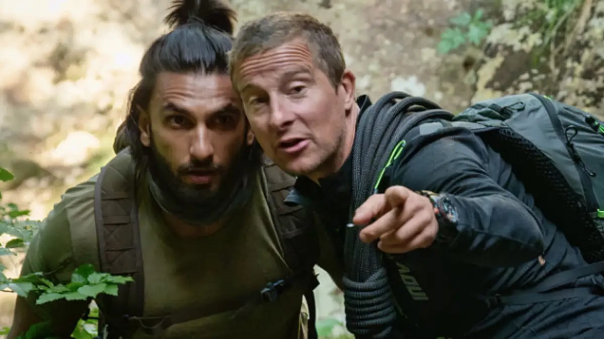 A Still From 'Ranveer Vs Wild With Bear Grylls'