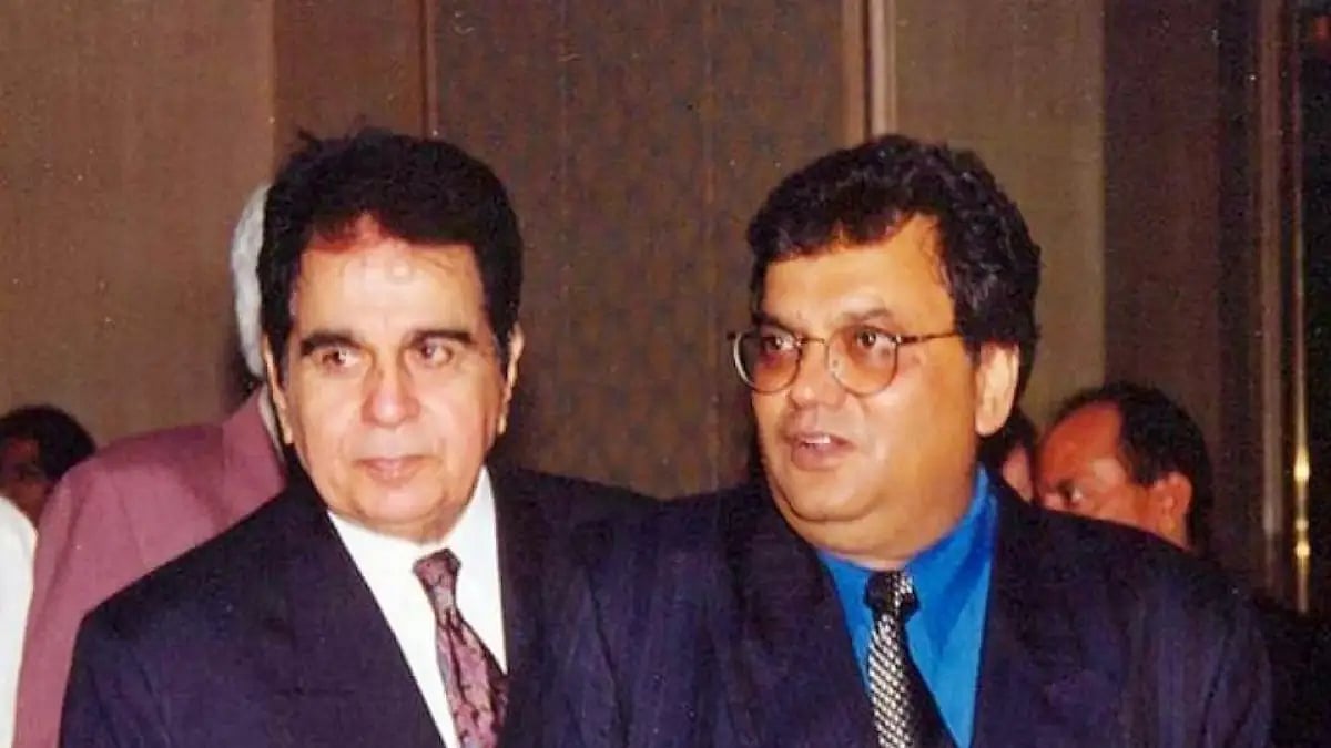 Late Dilip Kumar and Subhash Ghai