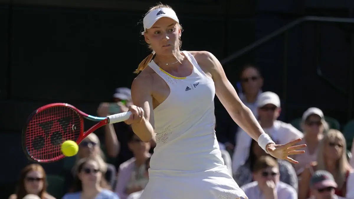 Elena Rybakina is the first Kazakhstan player to reach a Grand Slam final.