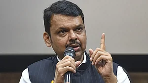 Devendra Fadnavis in New Delhi