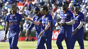 After posting 170/8, India dismissed England for 121 in 17 overs. Relive ENG vs IND, 2nd T20I. Photo: AP