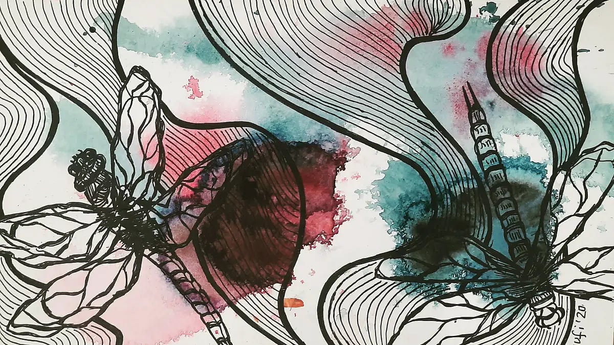 Artwork by Kolkata-based artist Sufia Khatoon